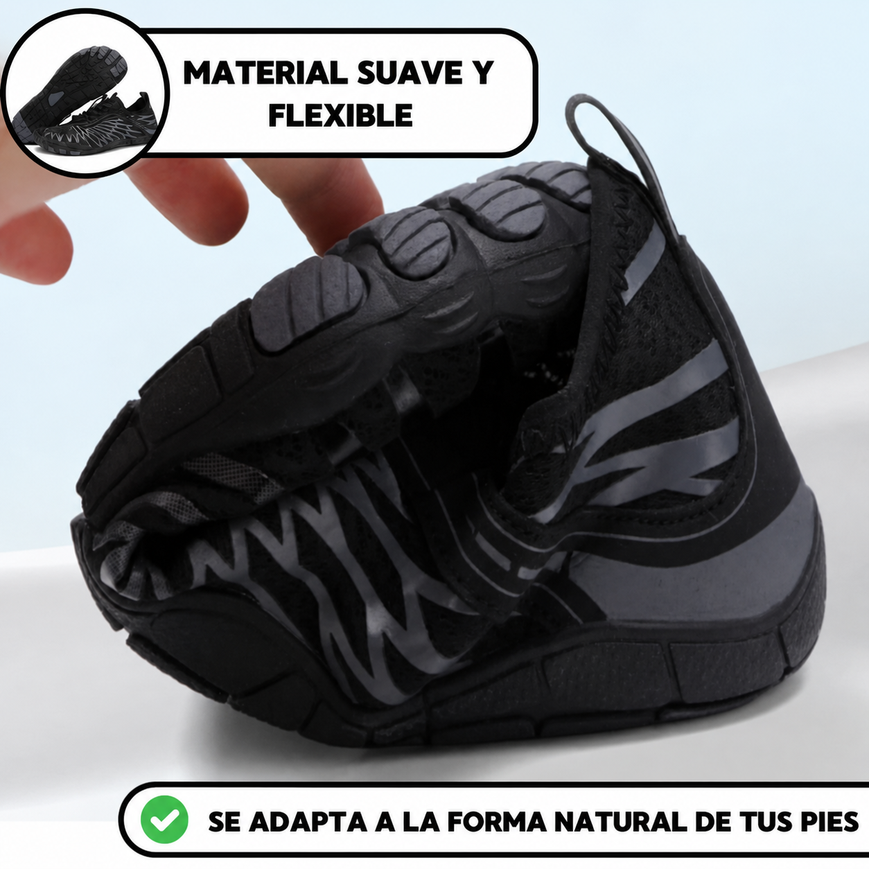 Sendagua FlexGrip – Zapatillas Barefoot Saludables y Antideslizantes (Unisex)